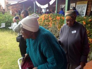 Pensioners from Westbury get free eye tests and free prescription spectacles for Mandela Day